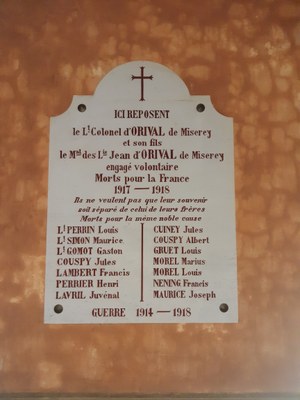Plaque commémorative des soldats morts pour la France 1917-1918.jpg