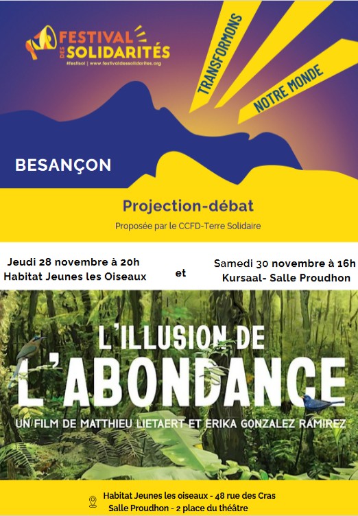 Projection-débat autour du film " L'illusion de l'abondance"
