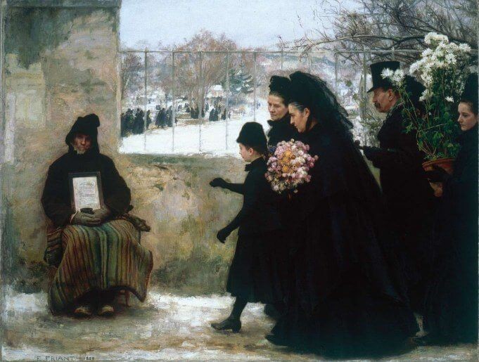 La Toussaint - Émile FRIANT - 1888 - Musée des Beaux-Arts de Nancy.
