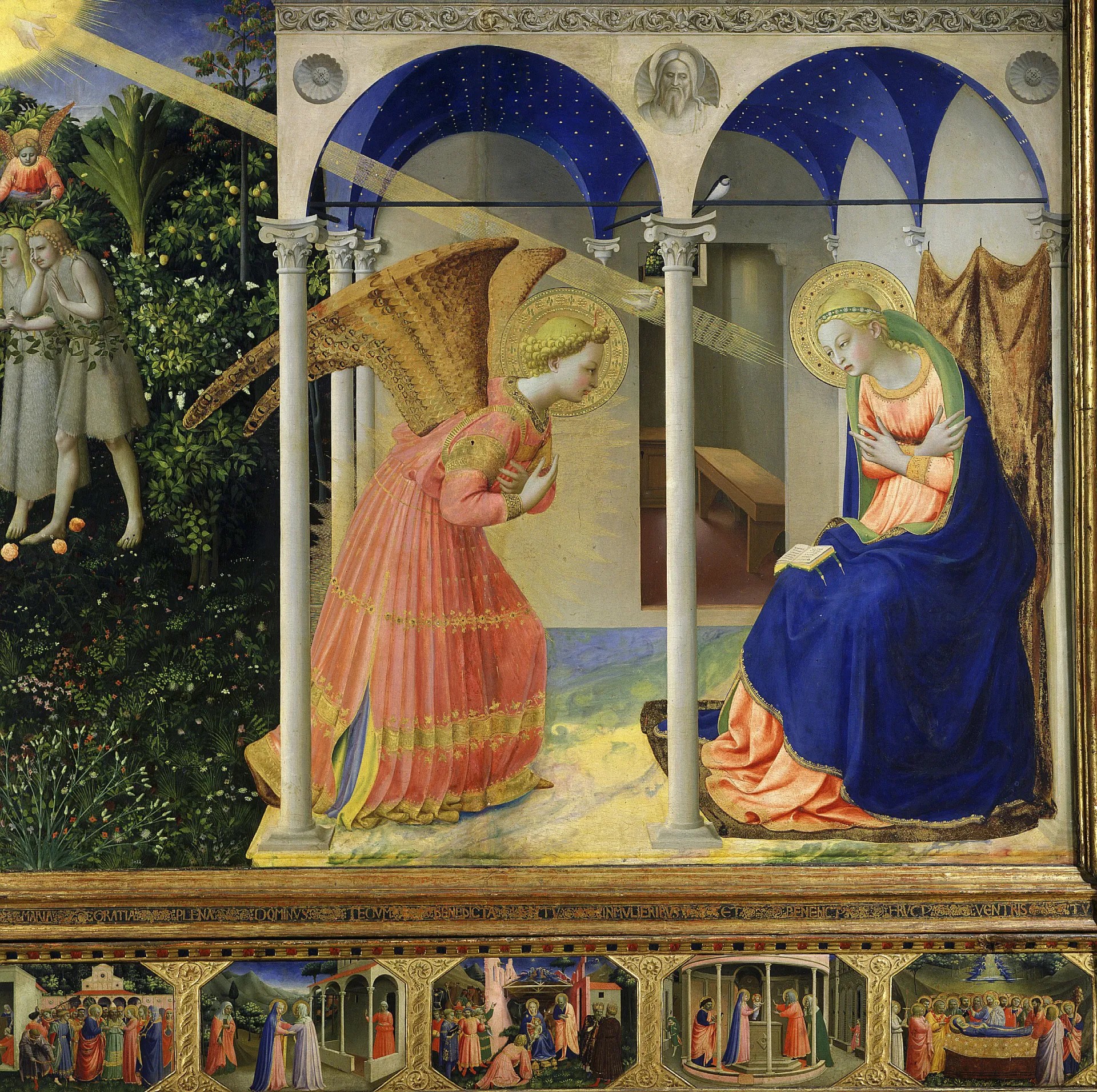 L'Annonciation (Fra Angelico, XVe siècle)