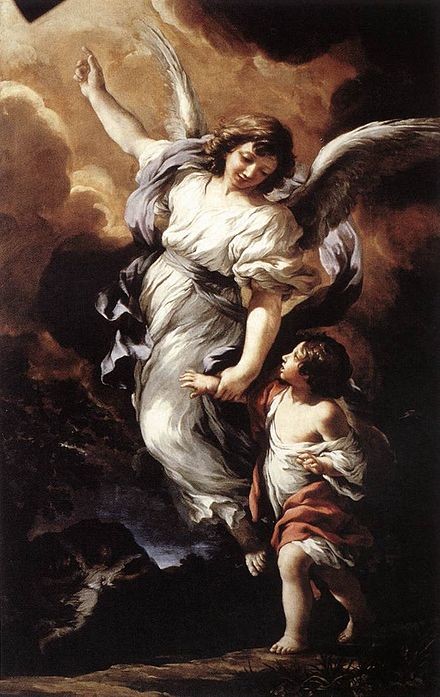 Ange gardien, par Pietro da Cortona (1656)