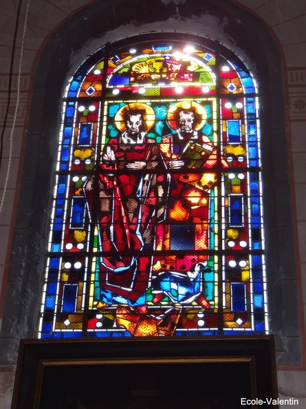 Vitrail Chapelle de la Mission à École-Valentin