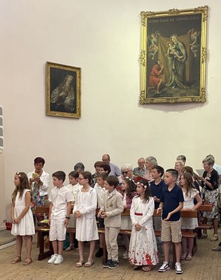 Première des communions - Paroisse Val des Salines - Église d'École-Valentin - 4 juin 2023