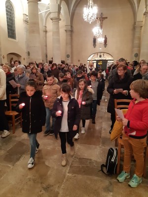 Célébration des Cendres - Église de Pouilley-les-Vignes - 22 février 2023
