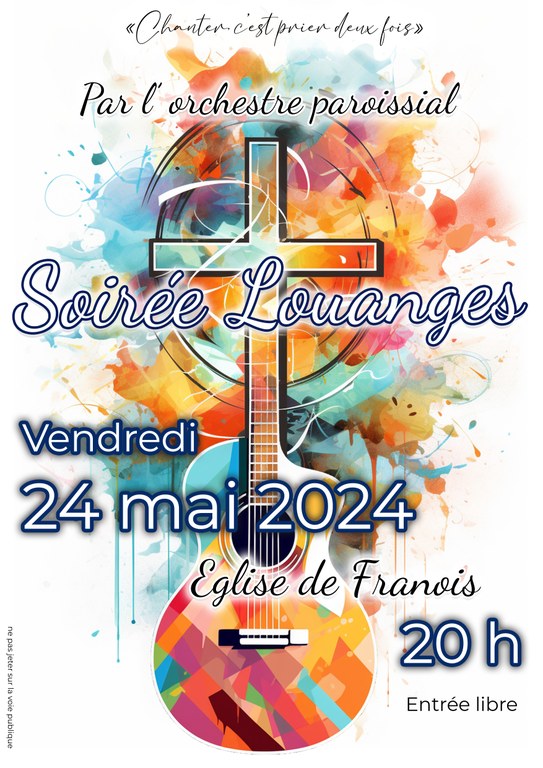 Soirée Louanges - Église de Franois - 24 mai 2024