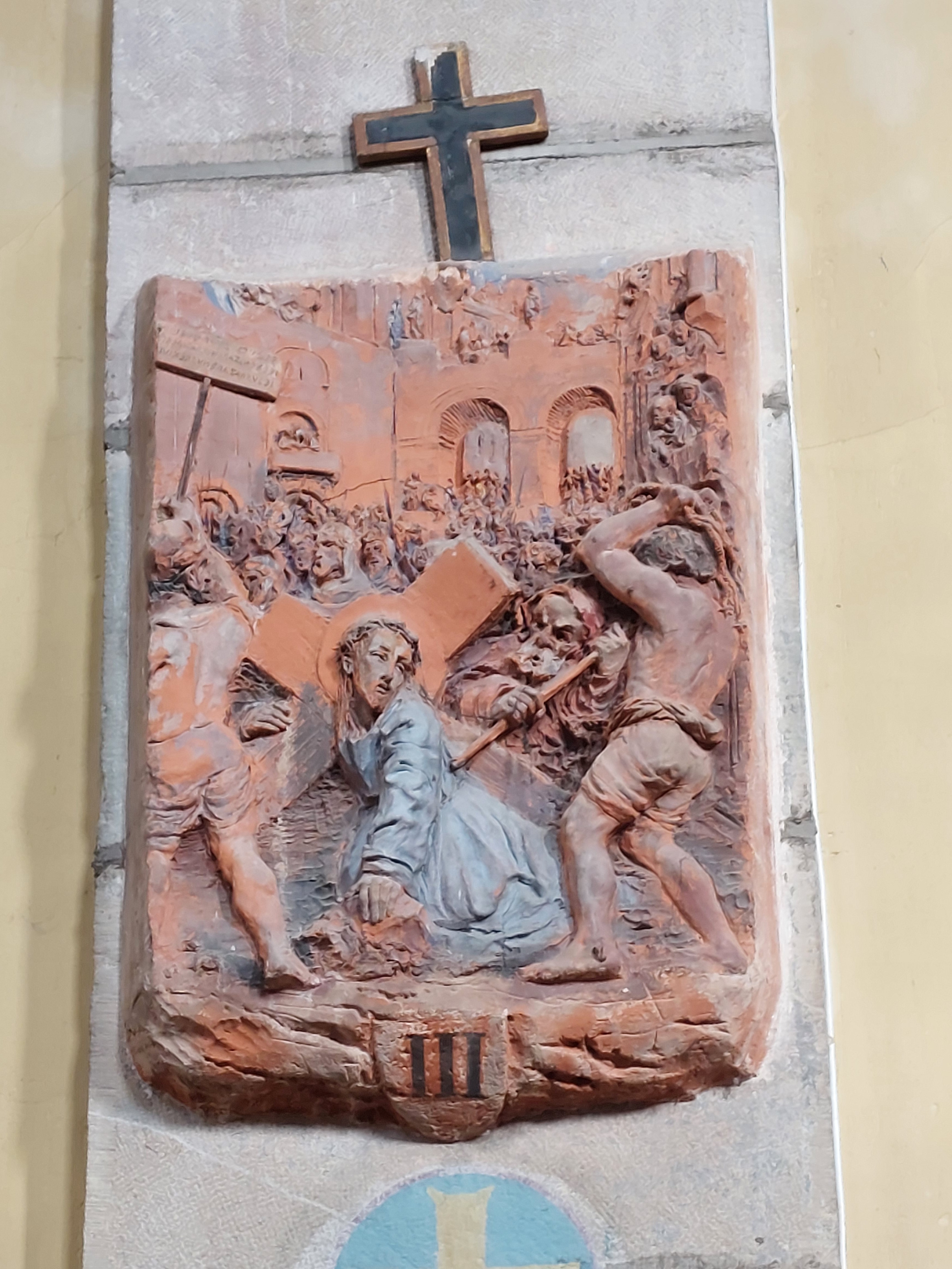 Chemin de croix - Eglise de Recologne - IIIe station.jpg