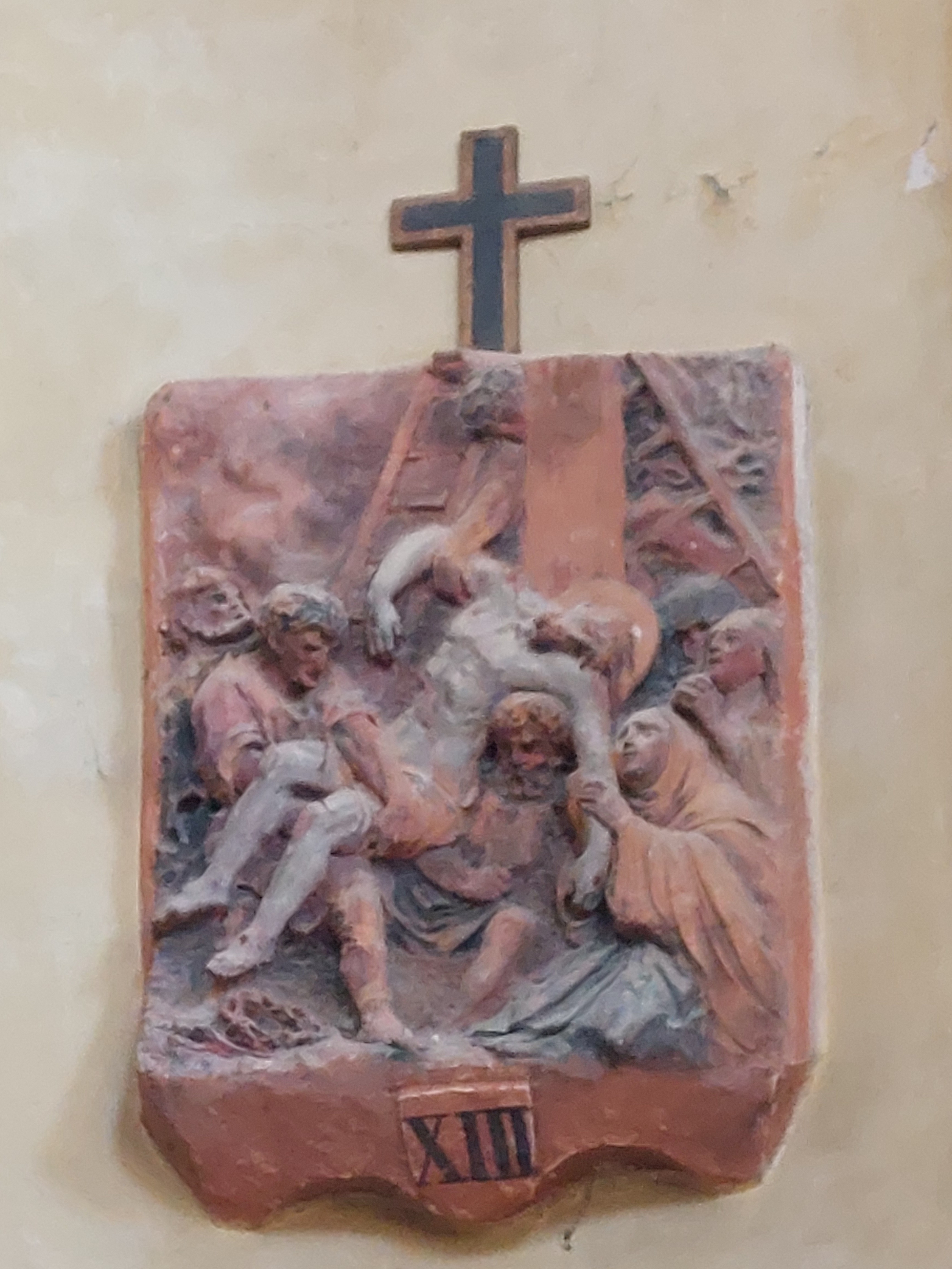 Chemin de croix - Eglise de Recologne XIIIe station.jpg