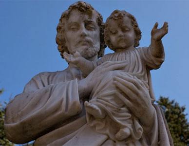 20201208 St Joseph portant Jesus Statue