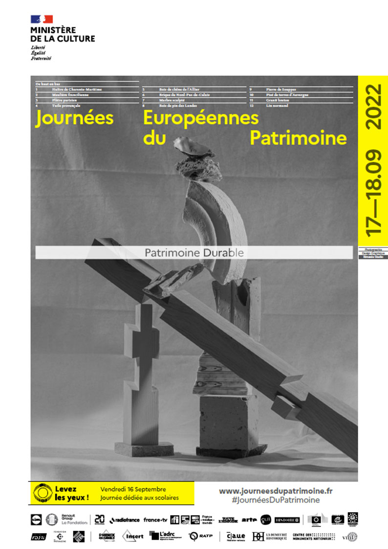 Journées Européennes du Patrimoine 2022 - Affiche