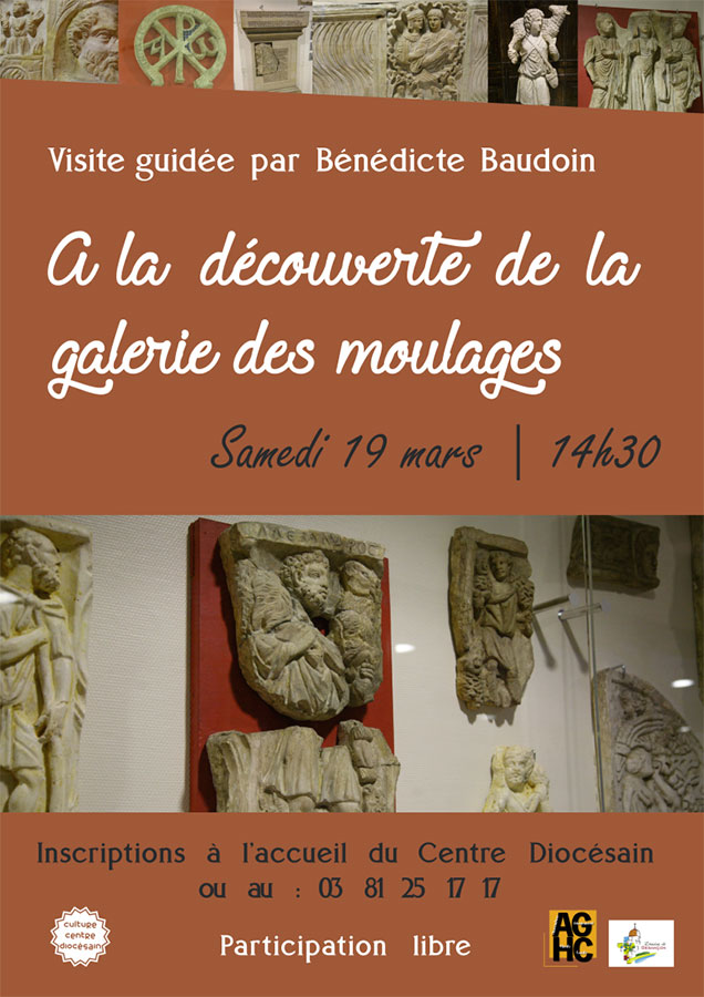 20220319 Visite galerie moulages Affiche À la découverte de la galerie des moulages - Affiche