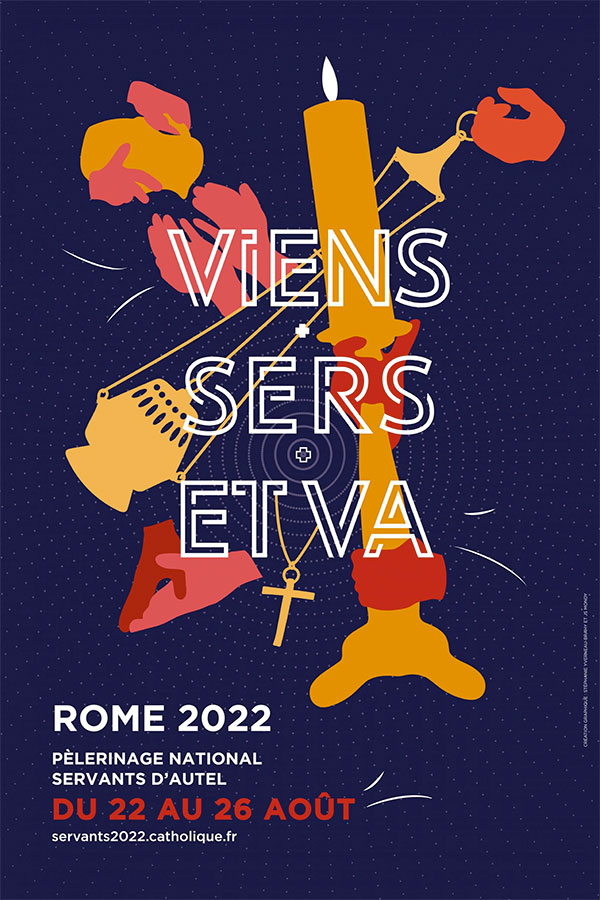 Pèlerinage des servants d'autel à Rome 2022