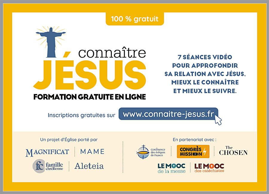 Flyer Mooc Connaître Jésus