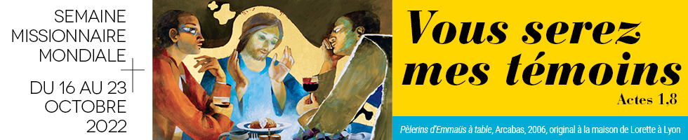 20221016-23 Semaine missionnaire Bandeau Semaine missionnaire mondiale 2022 - Bandeau