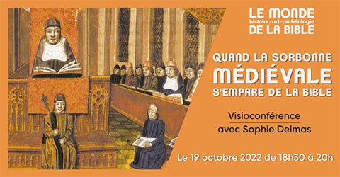 Conférence "Quand la Sorbonne médiévale s’empare de la Bible"