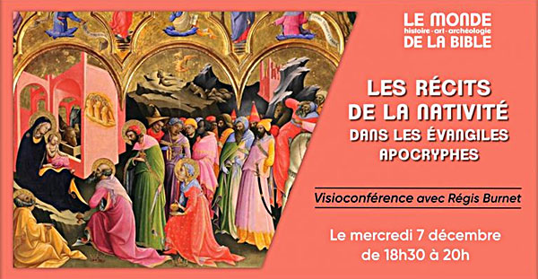 20221207 Conferece Nativite apocryphes Conférence "Les récits de la Nativité dans les évangiles apocryphes"