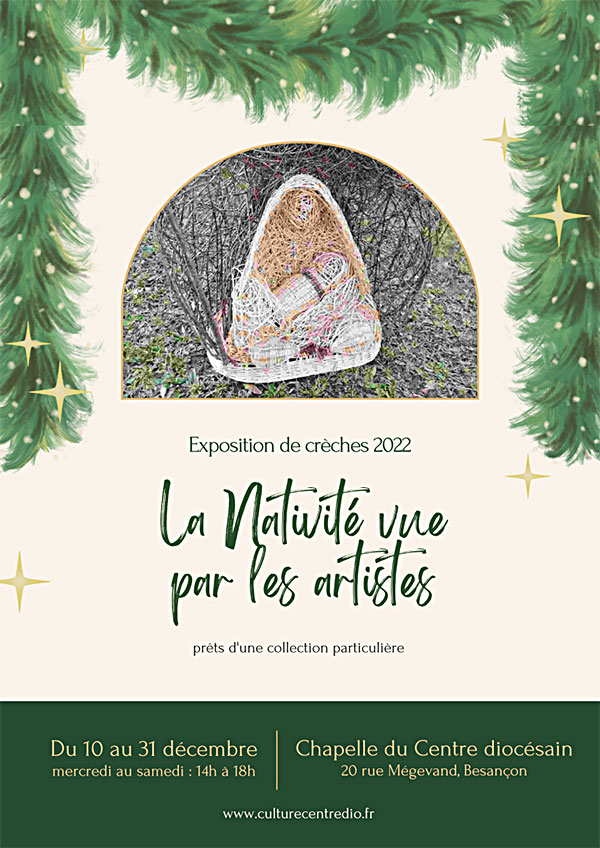 20221210 31 Expo creches Affiche Exposition de crèches Affiche