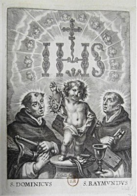Estampes dominicaines au XVIIe siècle - Gravure SAINT NOM DE JÉSUS (ANVERS, AVANT 1678)