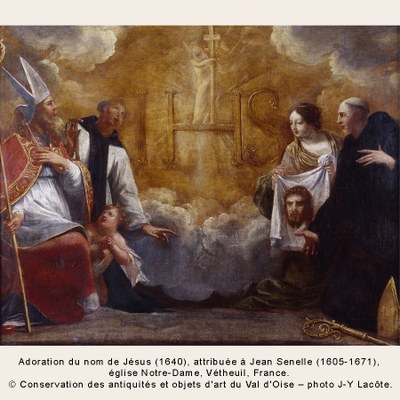 wikicom Adoration Nom Jesus x72.jpg Adoration du Saint Nom de Jésus - J Senelle