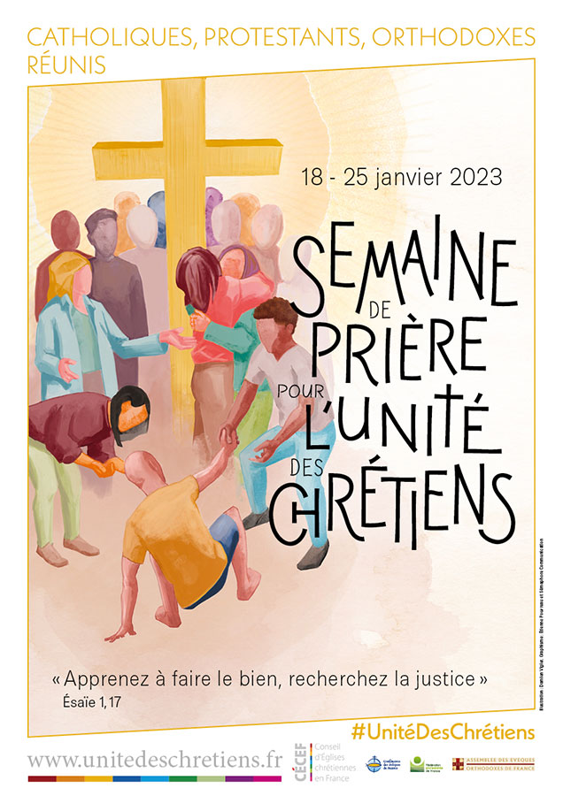 20230118 25 Semaine Unite Chretiens Affiche Semaine Unité Chrétiens 2023 - Affiche