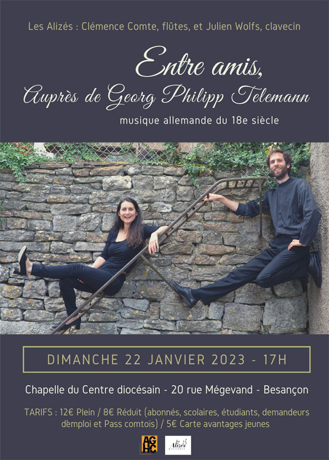 22/01/2023 - Concert "Entre amis" - Affiche