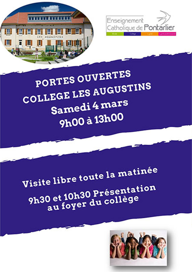 Portes ouvertes 2023 Enseignement catholique de Pontarlier - Collège Les Augustins
