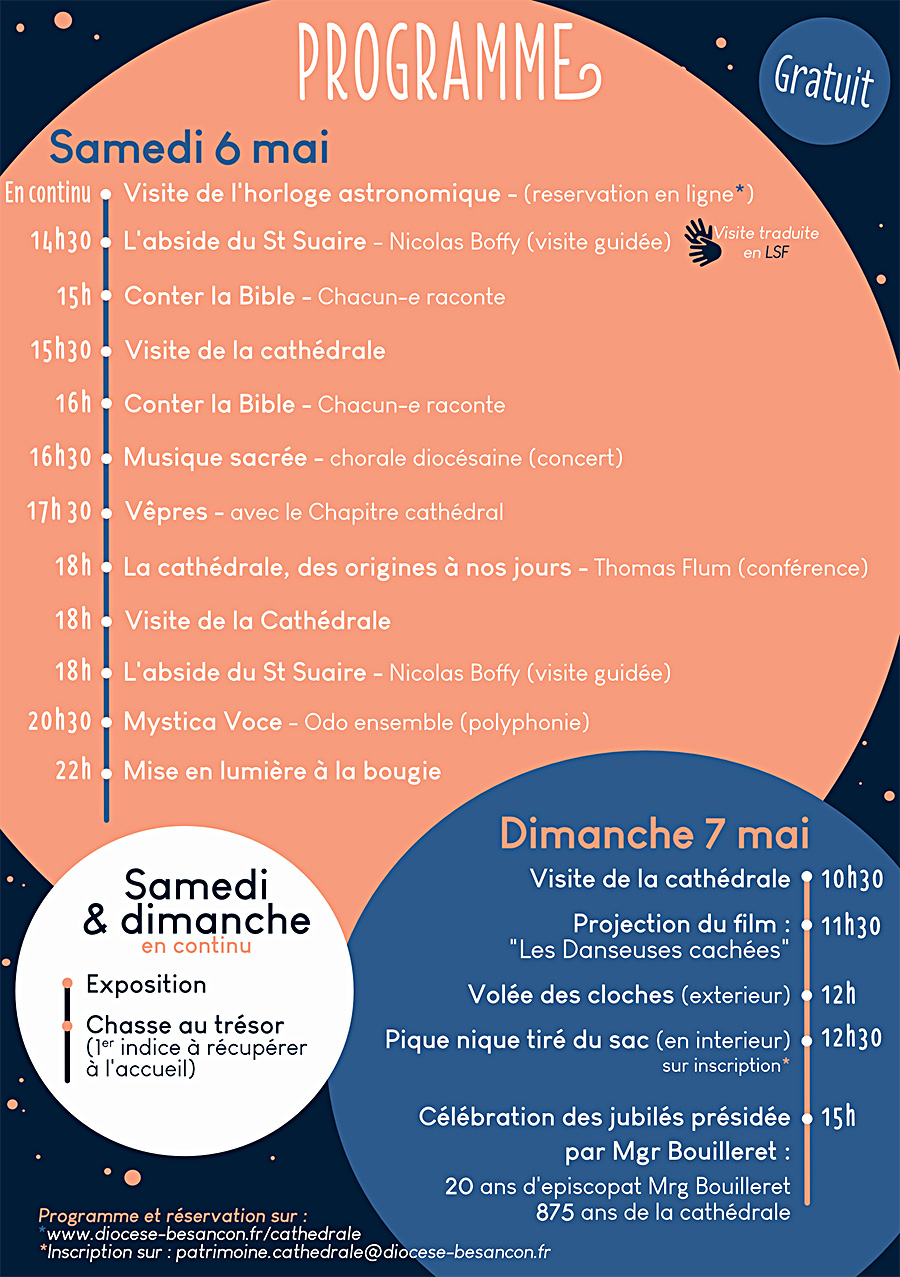 20230506 07 Nuit des cathedrales 2Jubiles Programme Nuit des cathédrales 2023 - Programme