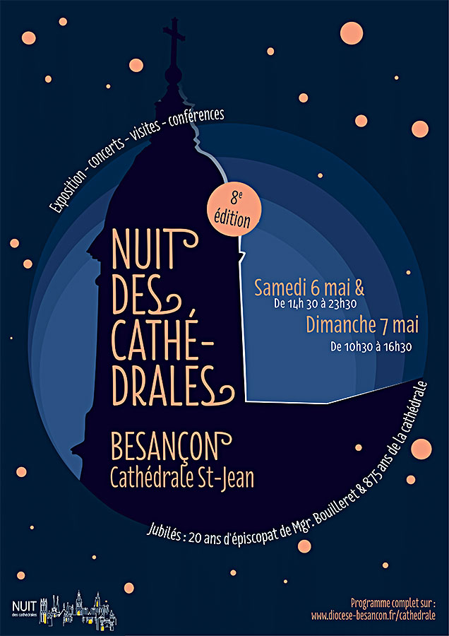 20230506 07 Nuit des cathedrales Affiche Nuit des cathédrales 2023 - Affiche