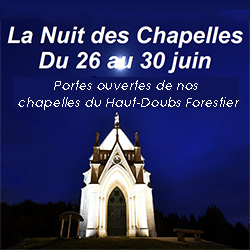 Nuit des Chapelles 2023 dans le Haut-Doubs Forestier