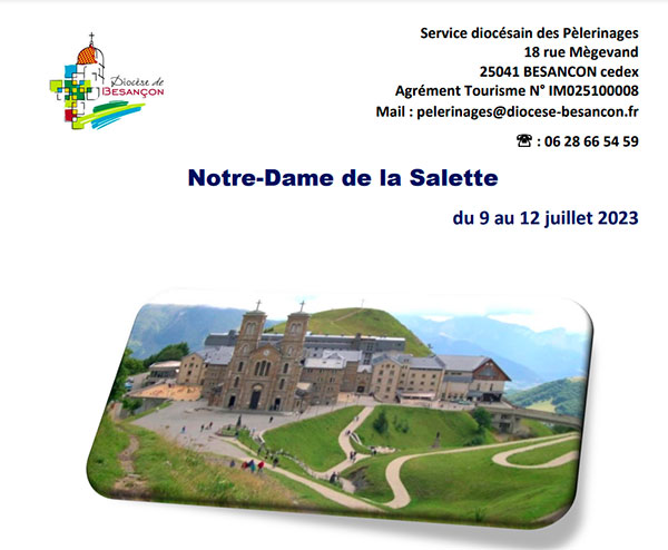 Pèlerinage diocésain à La Salette