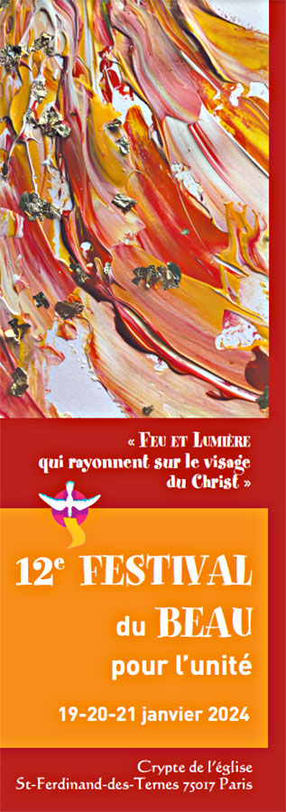 Festival du Beau pour l'Unité des Chrétiens - Programme 2024