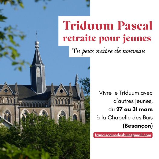 Retraite Pascale pour les jeunes à la Chapelle des Buis