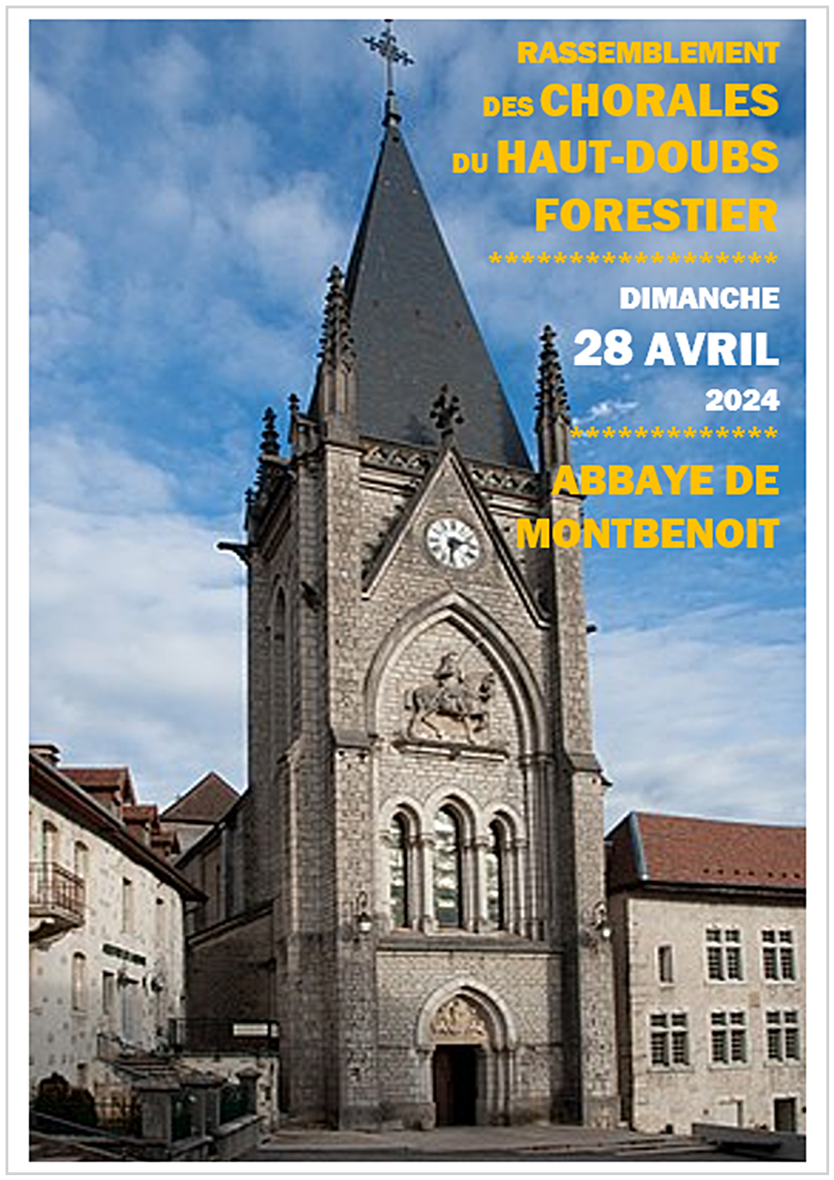 Rassemblement 2024 chorales liturgiques HDF - Affiche 