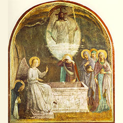 Resurrection Christ and Women at Tomb by Fra Angelico 
