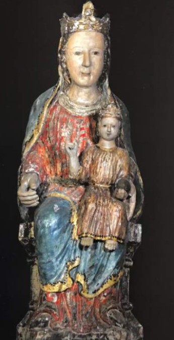 Vierge en majesté - Église Notre-Dame de Mouthiers-Vieillard à Poligny