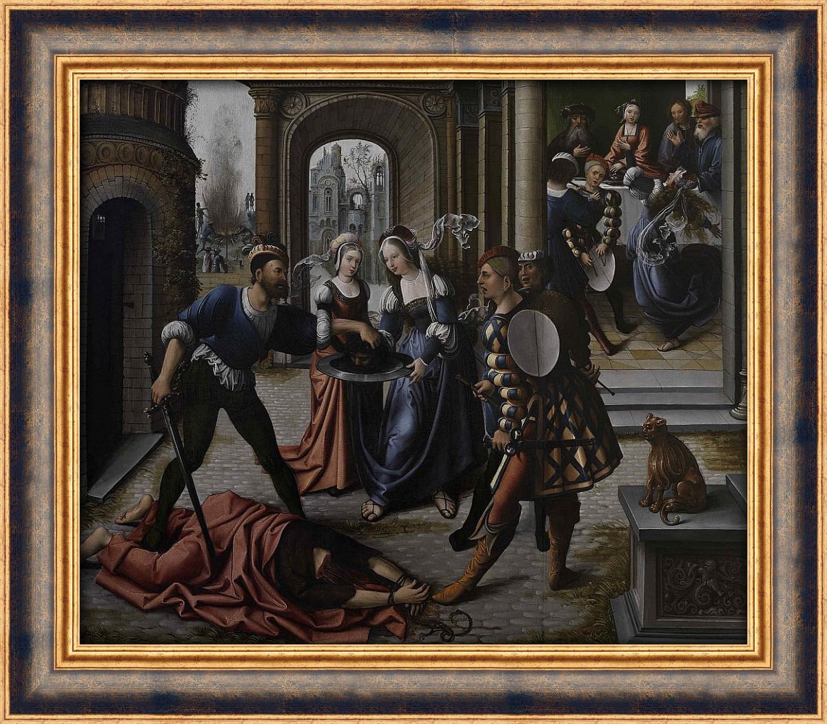 Le martyre de saint Jean-Baptiste par Bernard van Orley
