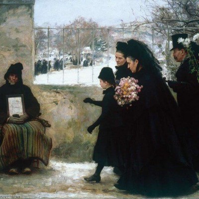 La Toussaint - Émile FRIANT - 1888 - Musée des Beaux-Arts de Nancy.