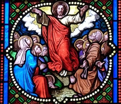 Vitrail Ascension du Christ