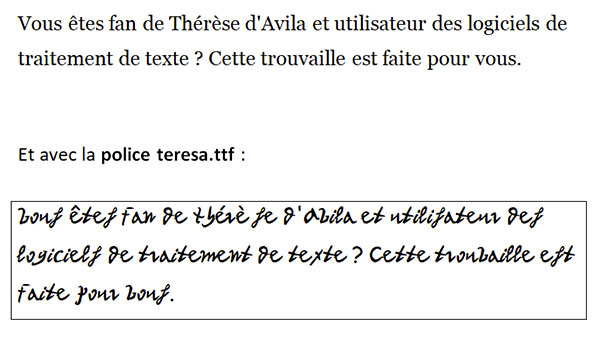 20211023 Font Teresa Ex Echantillon police de caractères Teresa.ttf