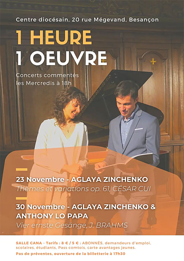 23-30 Nov 2022 - Concerts commentes - Affiche