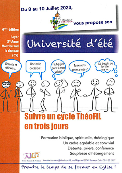 20230708 10 TheoFIL Unviversite ete Tract Flyer formation Université d'été 2023