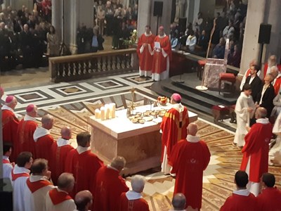 Célébration de promulgation des actes synodaux