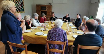 repas avec l'équipe funérailles