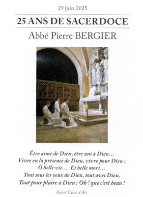 Jubilé abbé P. Bergier