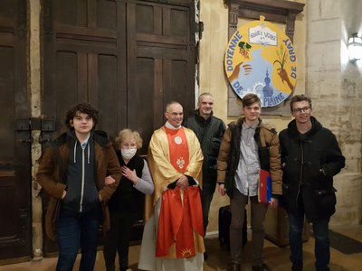 Veillée Noël 5   Basilique Gray   2021