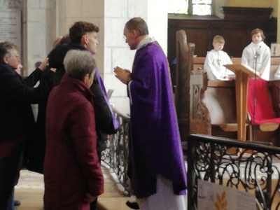 Basilique   26.3.2023   3ème scrutin catéchumènes 5