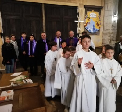 Basilique   26.3.2023   Catéchumènes  3ème scrutin