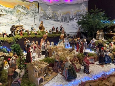 Chapelle des Buis   Pèlerinage 28.1.2024   Crèche