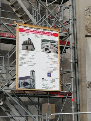 Réfection clocher Gray la Ville   Oct. 2021