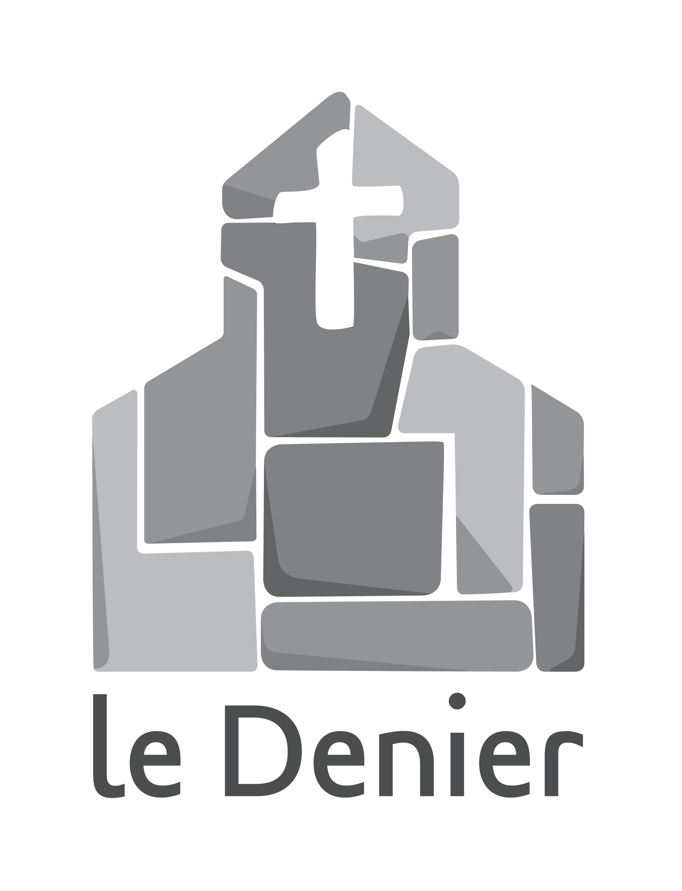 Logo Denier : noir et blanc