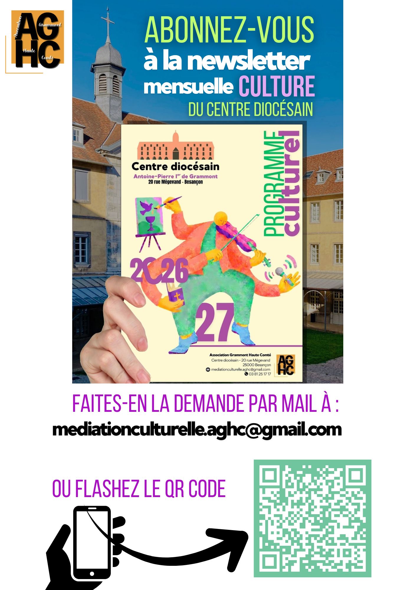 abonnement NEWSLETTER AGHC saison 2026 27